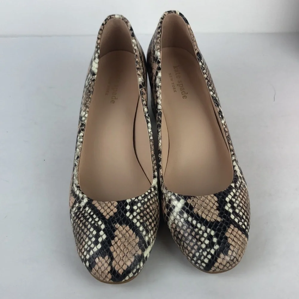 NEW Kate Spade New York Beverly Snake Pump Heels 6
